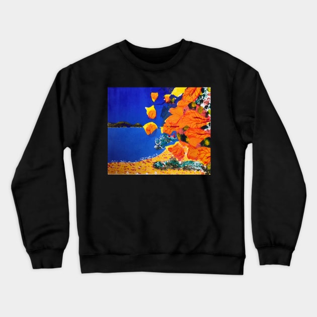 Bougainvillea Parramatta River Crewneck Sweatshirt by gjhargraves